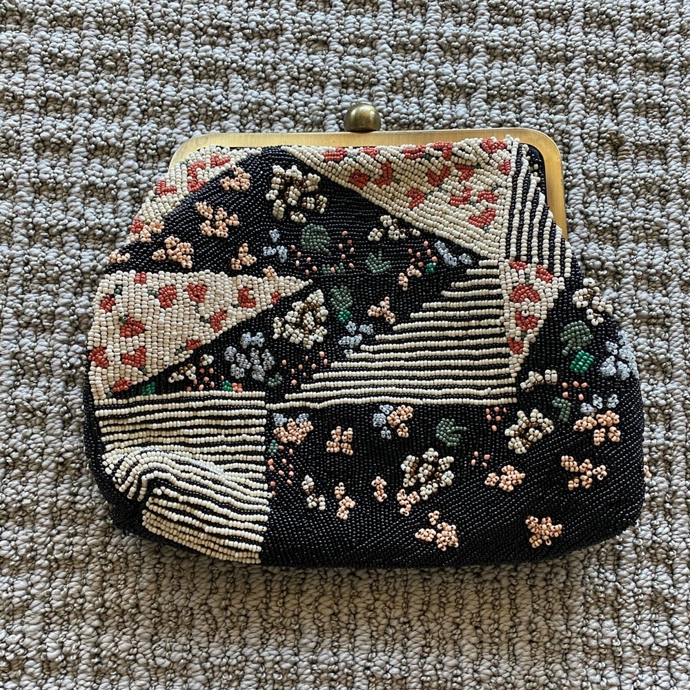 Anthro beaded bag